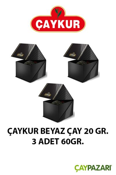 Çaykur BEYAZ ÇAY 20 GR. 3 ADET 60 GR.