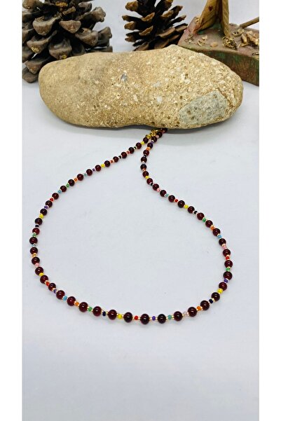 Porsuk Alternatif El Yapımı Etnik Otantik Hippi Bohem Kolye