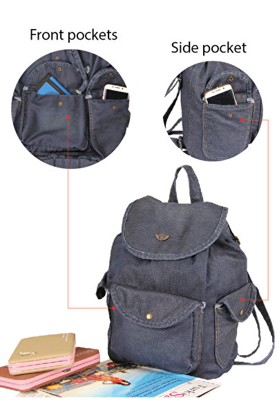 Alone Unisex τζιν σακίδιο πλάτης