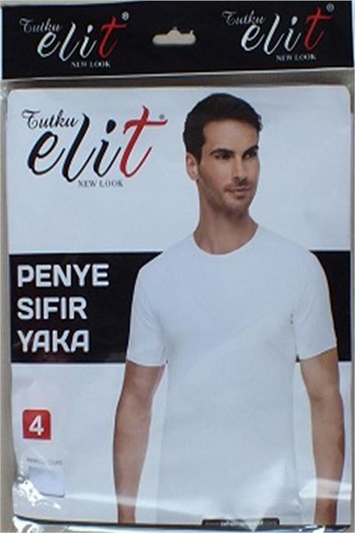 Tutku Elit Ανδρικό εσώρουχο με βαμβακερό χτενισμένο λαιμόκοψη 1003 - 9 τεμάχια