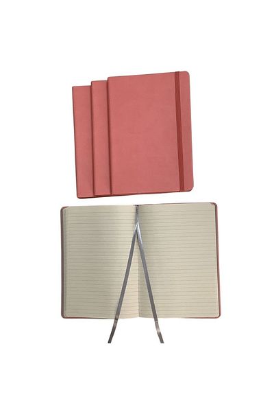 blume Acar Thermo Leather Opportunity Book - 14*20 Cm, Flexible Cover, 256 Pages, 80 gr Ivory, Double Ribbon