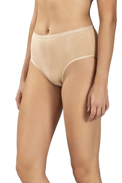 Jiber Γυναικείο Βαμβακερό Lycra Ψηλόμεσο Εσώρουχο 652- 6 Τεμάχια