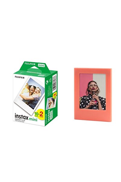 Fujifilm Instax Mini 8-9-10-11 Link Liplay Evo Uyumlu Mini 20'li Film (20 POZ) Ve Mıknatıslı Foto Çerçevesi