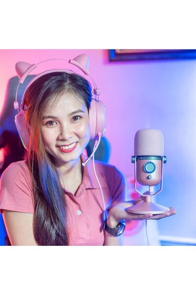 Thronmax Mdrill Rosa Led Göstergeli Ses Profesyonel Mikrofon