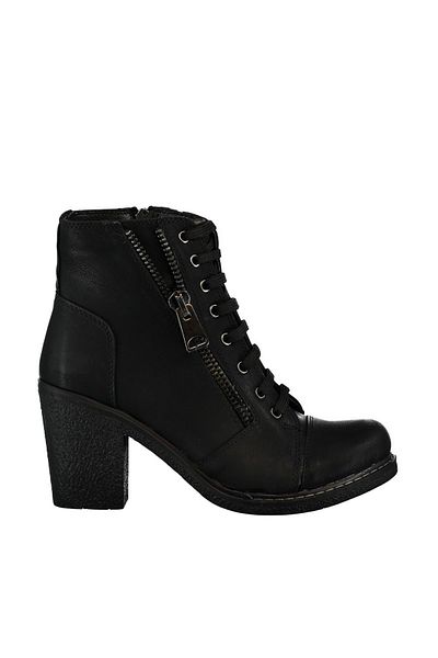 Fox Shoes Μαύρα γυναικεία μποτάκια C674150209