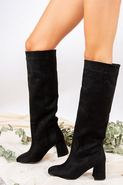 Fox Shoes Černé dámské boty J749198302