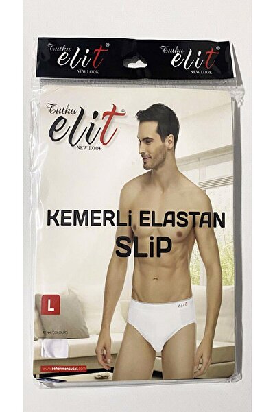 Tutku Elit Erkek Likralı Ince Bel Kemerli Slip Külot 1351 - 3 Adet
