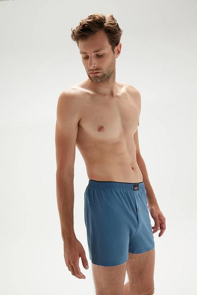 Erdem Ανδρικό χτενισμένο βαμβακερό μονόχρωμο Boxer 1400 - 3 Τεμάχια