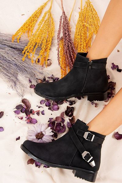 Fox Shoes Γυναικείες μπότες μαύρου χρώματος A726193409