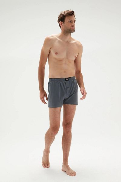 Erdem Ανδρικό χτενισμένο βαμβακερό μονόχρωμο Boxer 1400 - 6 Τεμάχια