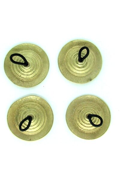 Unosell Prinç Döküm Oyun Dans Zil 5.6 cm, Cymbals Brass Zills 2" Belly Dance ...