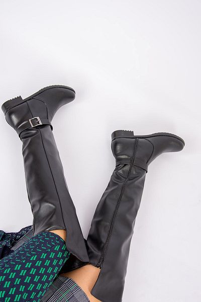 Fox Shoes Schwarze Damenstiefel E726561809