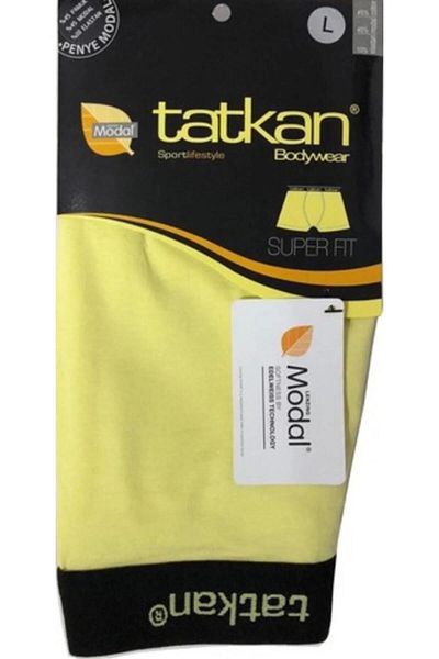 tatkan Ανδρικά χτενισμένα βαμβακερά μποξερ - 3 τεμάχια