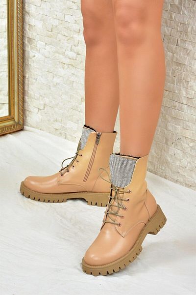 Fox Shoes Skin Stone Daily Γυναικείες Μπότες Μπότες L 430145509