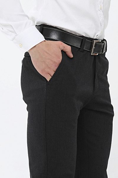 daddies cool with epic Charcoal Black Men's Casual Chino Trousers