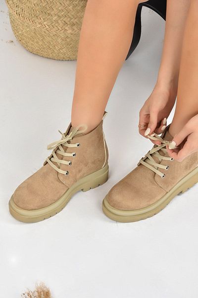 Fox Shoes Γυναικείες Μπότες Mink Suede L996033802