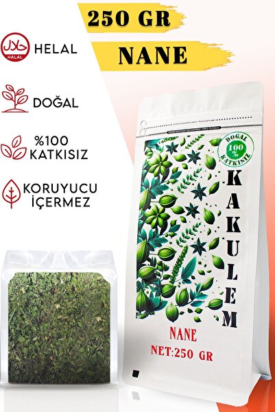 Kakulem SERTİFİKALI Gaziantep Nizip Usulü Kurutulmuş Nane 250 GR