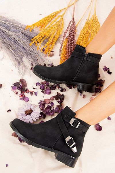 Fox Shoes Γυναικείες μπότες μαύρου χρώματος A726193409
