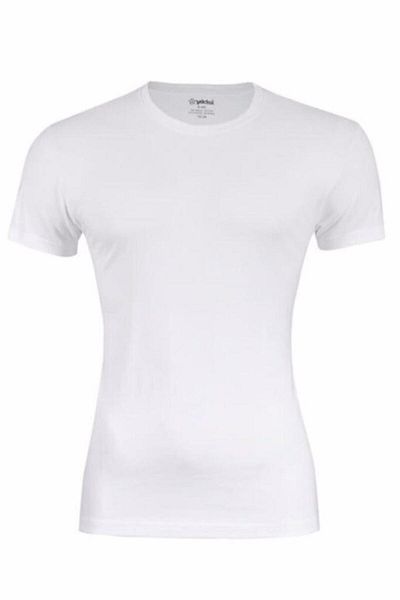 YILDIZ Men'S Bamboo UnderShirt TanK Top - Zero Collar, Short Sleeve - 475-476