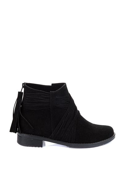 Fox Shoes Μαύρα γυναικεία μποτάκια A726192602