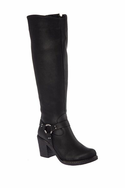 Fox Shoes Μαύρα γυναικεία μποτάκια E674250009