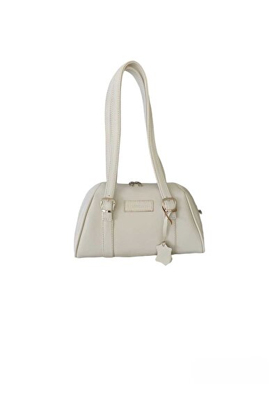 Veskemann حقيبة كتف صغيرة من الجلد الطبيعي ديبي كريم