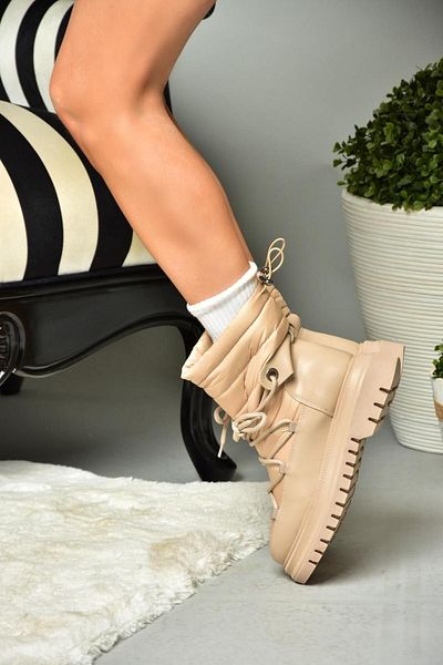 Fox Shoes R312102404 Γυναικείες Μπότες Skin Parachute Fabric