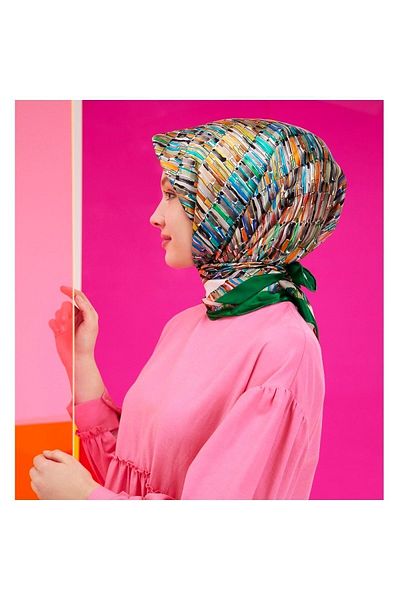 Armine Silk Scarf 8745d (twill) (nostalgia)