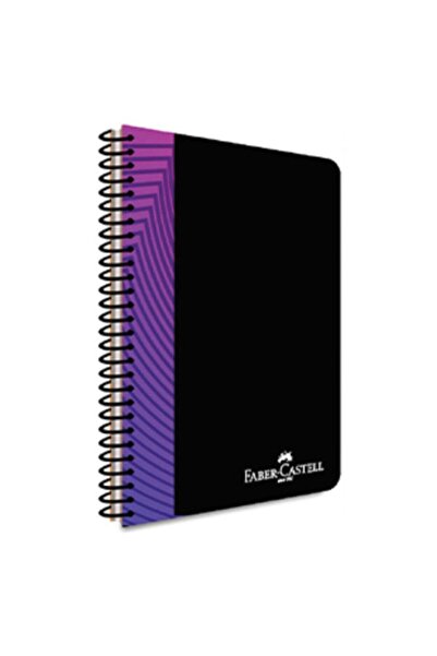 Faber Castell PP Kapak Şeritli 120 Yaprak A4 Kareli Defter 4lü Set