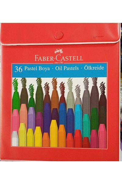 Faber Castell 36 قطعة من طلاء الباستيل مع حقيبة بلاستيكية