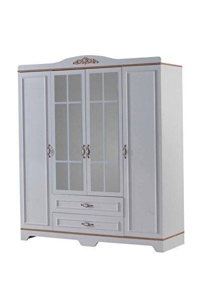 Tutku Yatak Style Gardrop 4 Kapaklı