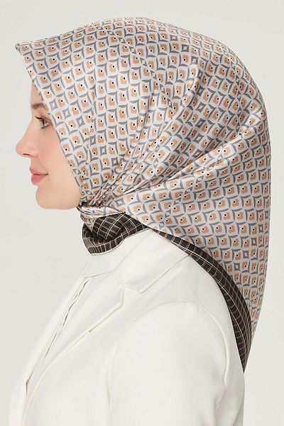 Armine Μεταξωτό Φουλάρι ARMINE 8557D - Twill Nostalgia