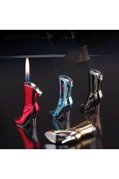 Techmarketi Çizme Görünümlü Çakmak Kadınlar Için Sıradışı Tasarım