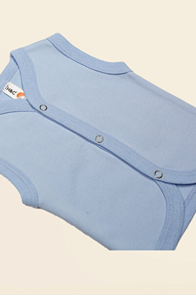 Havuç Luxury Compact Combed Cotton Baby Vest - Snap Fastener