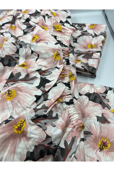 pınarhome collectıon 100% COTTON FABRIC RUBBERED SHEET+PILLOW CASE CORNER DEEP 28-30 CM SOFT FABRIC NEW SEASON