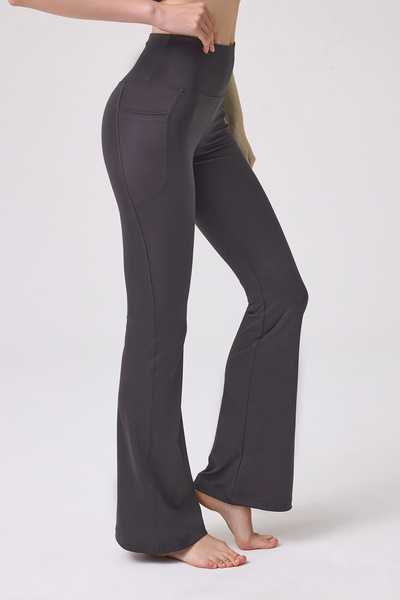 Cottonhill Ψηλόμεσο καπνιστό ισπανικό κολάν - Γυναικείες διπλές τσέπες