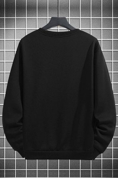 macklin Unisex Γυναικεία Ανδρική Marvel Hulk με στάμπα με λαιμόκοψη μαύρο φούτερ