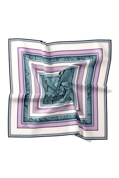 SİLKHOMEE Κασκόλ Silkhome Twill Polyester με σχέδιο 30031