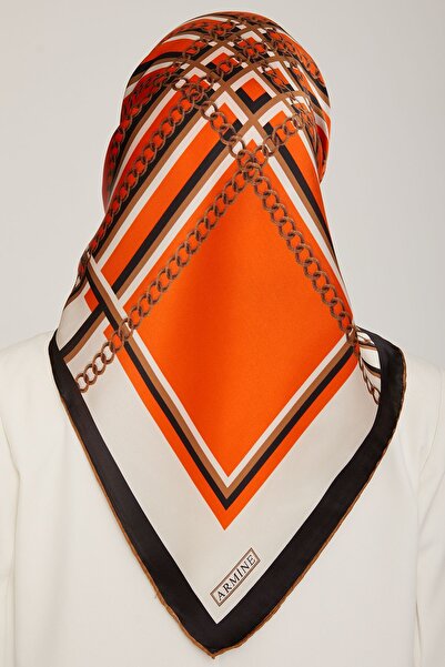 Armine ARMINE Шовковий шарф 8845D - Твіл Ностальгія