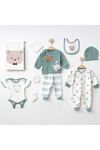 Sebi Aziz Bebe - 10-Piece Super Luxury Hospital Exit Set