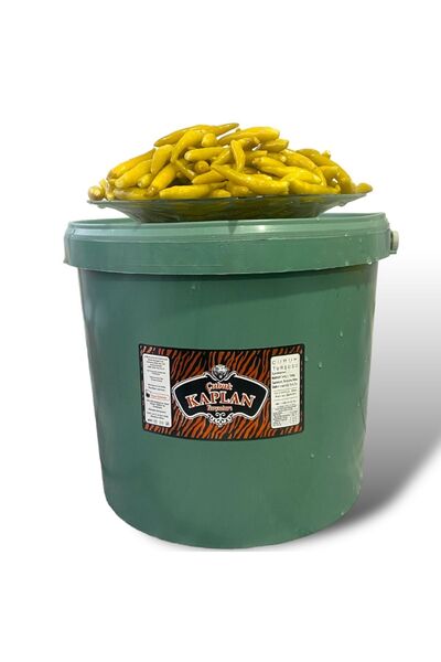 çubuk kaplan turşuları 10 KG YAKAN BİBER TURŞUSU (KOVA)