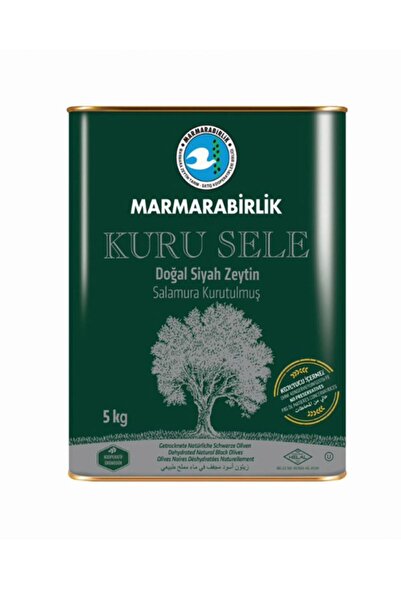 MarmaraBirlik Marmara Birlik Zeytin Kuru Sele (321-350-xs) Teneke 5 Kg