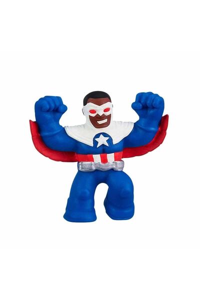 GIOCHI PREZIOSI Goojitsu Marvel Minis Kaptan Amerika Sam Wilson Tekli Esnek F...