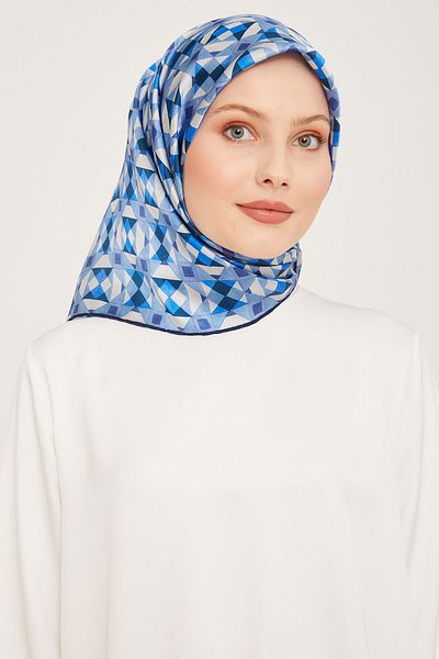 Armine Μεταξωτό κασκόλ ARMINA 9045D - Σχέδιο Νοσταλγίας (T)