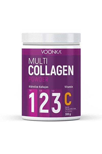 vonka Voonka Multi Collagen Powder Vitamin C Takviye Edici Gıda 300 gr