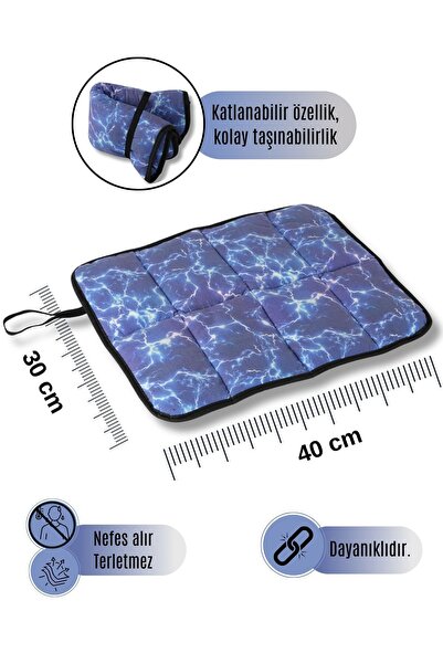 DALİSA Su Geçirmez Kamp Piknik Yer Minderi, Kolay Taşınabilir Minder 30X40