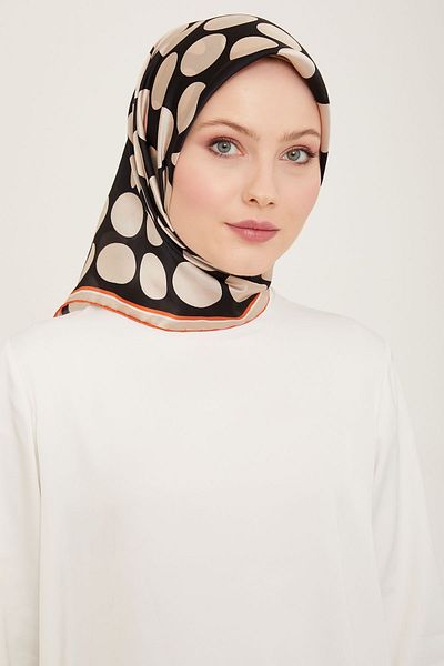 Armine ARMİNE Μεταξωτό Φουλάρι 9156D - Τσίλι