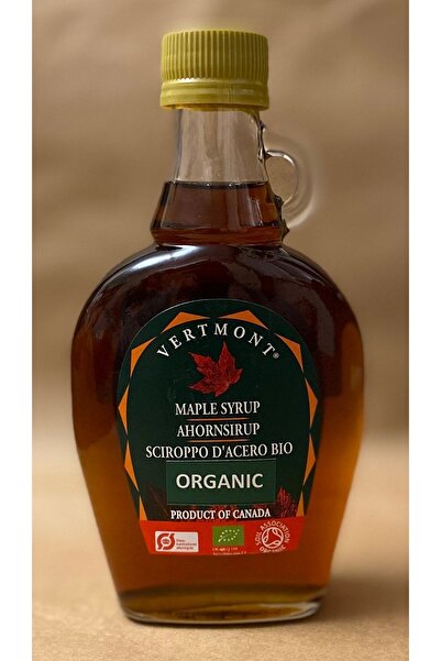 Vertmont Organik Akçağaç Şurubu (330 Gr) Organic Maple Syrup (250 Ml)