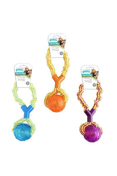 Pawise Drawstring Ball Traction Toy