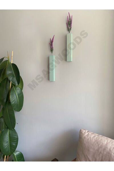 MSAĞWOODS 2-dijelna drvena saksija za cveće Kuhinja Kupatilo Zimski vrt Boems...